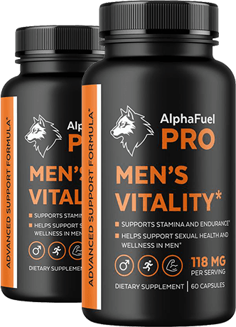 AlphaFuel Pro™ — official bottle, 60 capsules, men’s vitality formula
